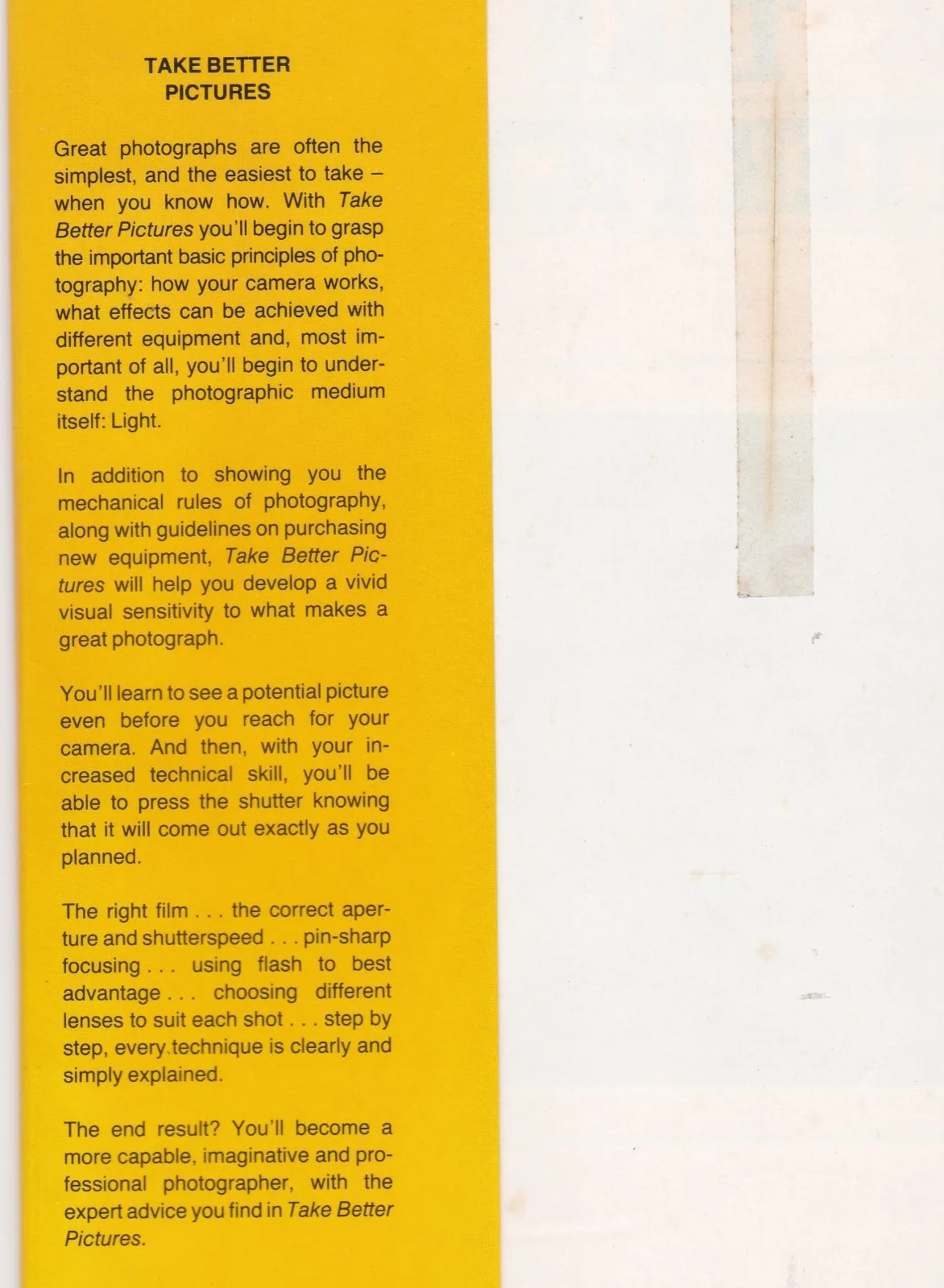 Take Better Pictures by Kodak. Ref: B1329 – photo 3