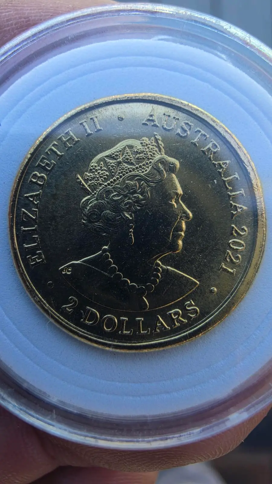 2021 Indigenous Military Service — Coloured $2 — RAM Roll-Fresh UNC — Capsuled – photo 2