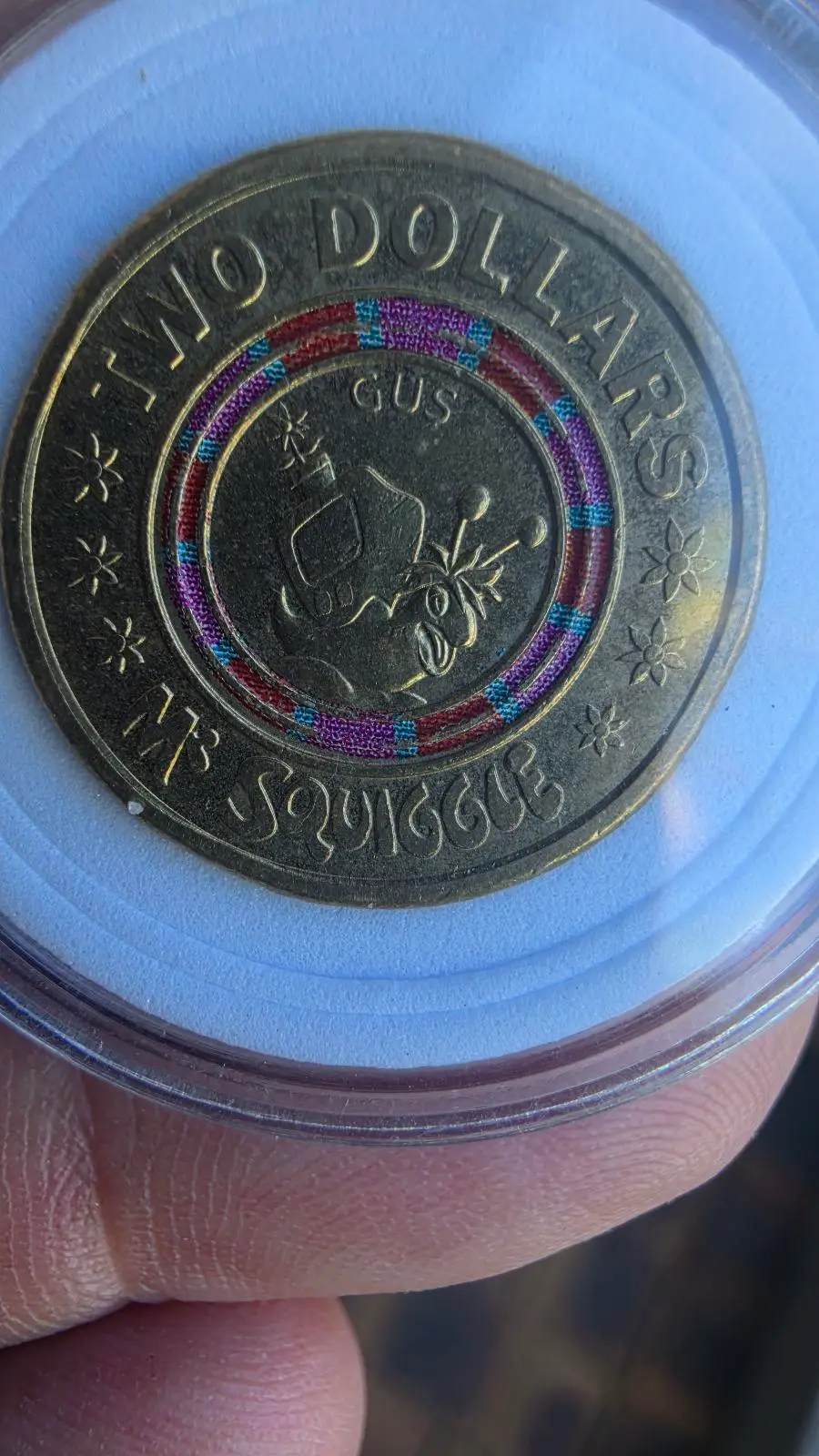 2019 Mr Squiggle & Friends — Full Set of 4 Coloured $2 — All 4 Characters — Caps – photo 7