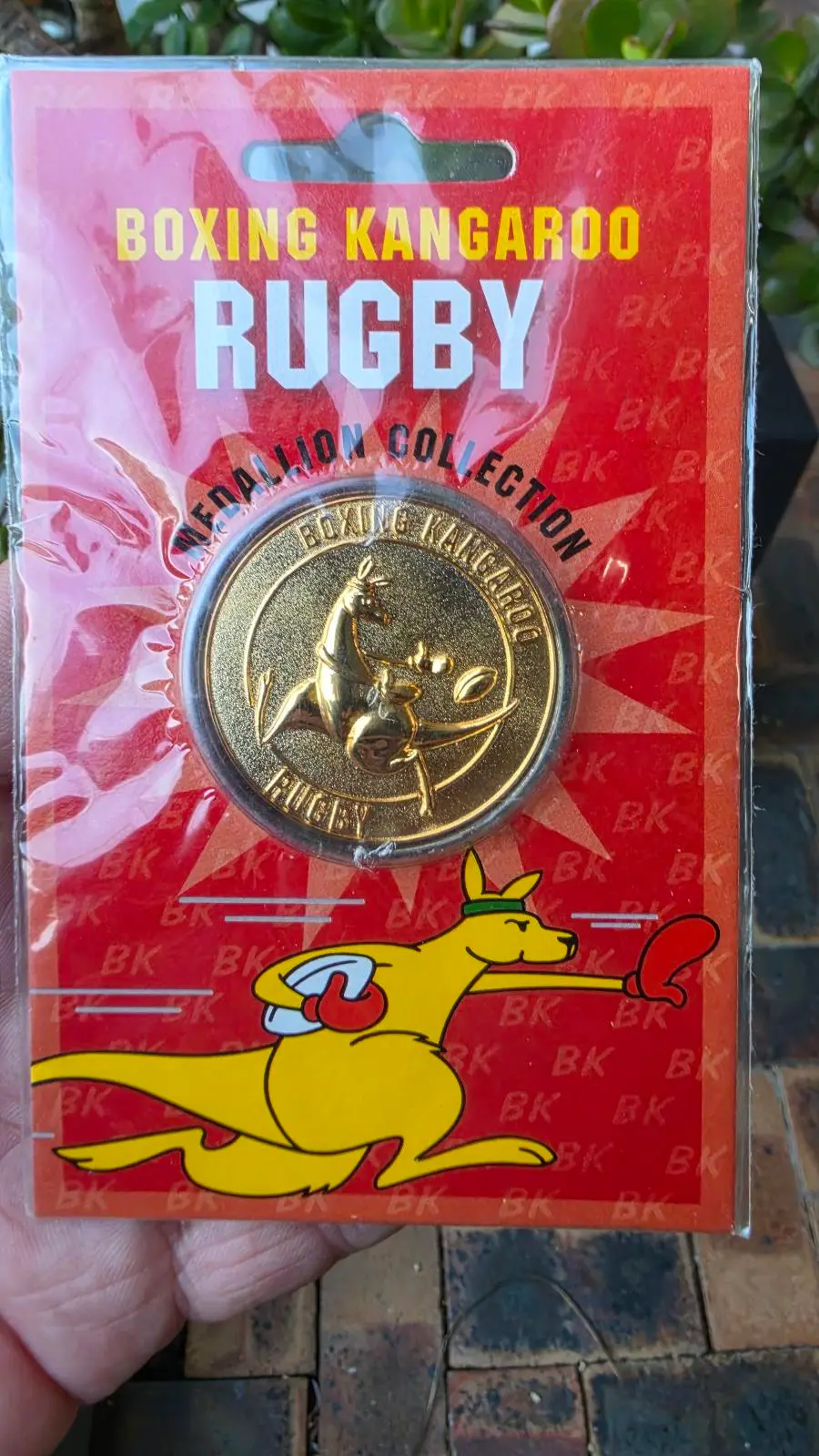 Boxing Kangaroo 2004 — 3 Medallions: Swimming, Rugby, Basketball — Australia Pos – photo 4