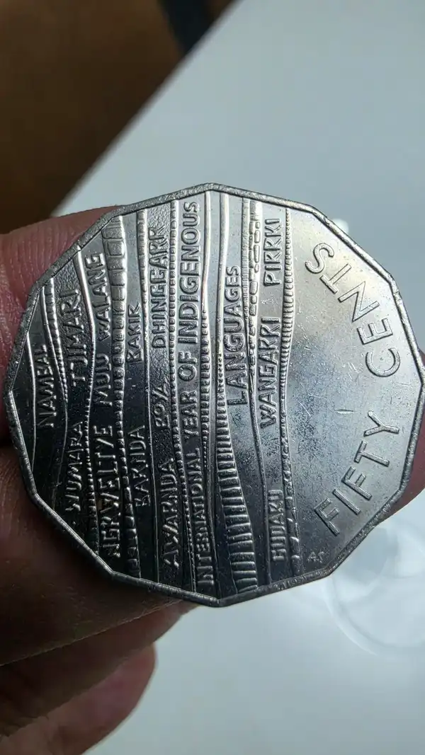 2019 Indigenous Languages 50 Cent Coin - International Year of Indigenous Langua