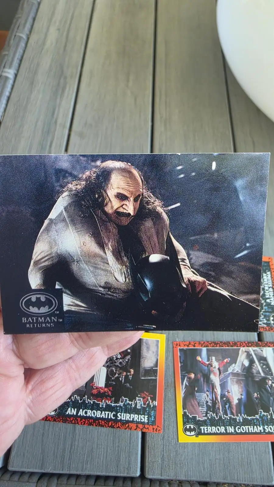 Batman Returns 1992 — Topps Stadium Club — 9 Vintage Cards — Mixed Lot – photo 2