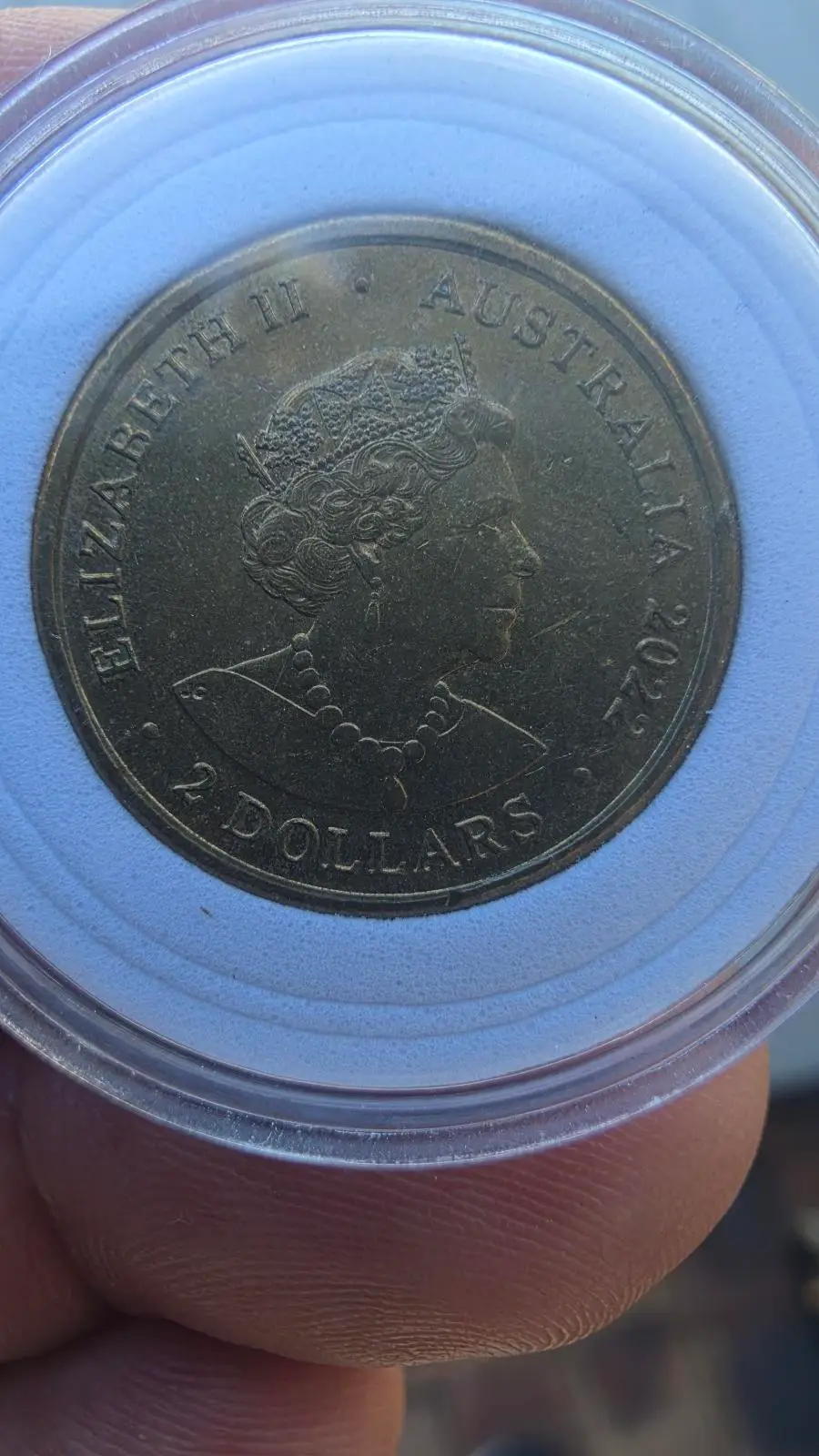 2022 75th Peacekeeping Anniversary — Blue Dove — Coloured $2 — Capsuled – photo 2