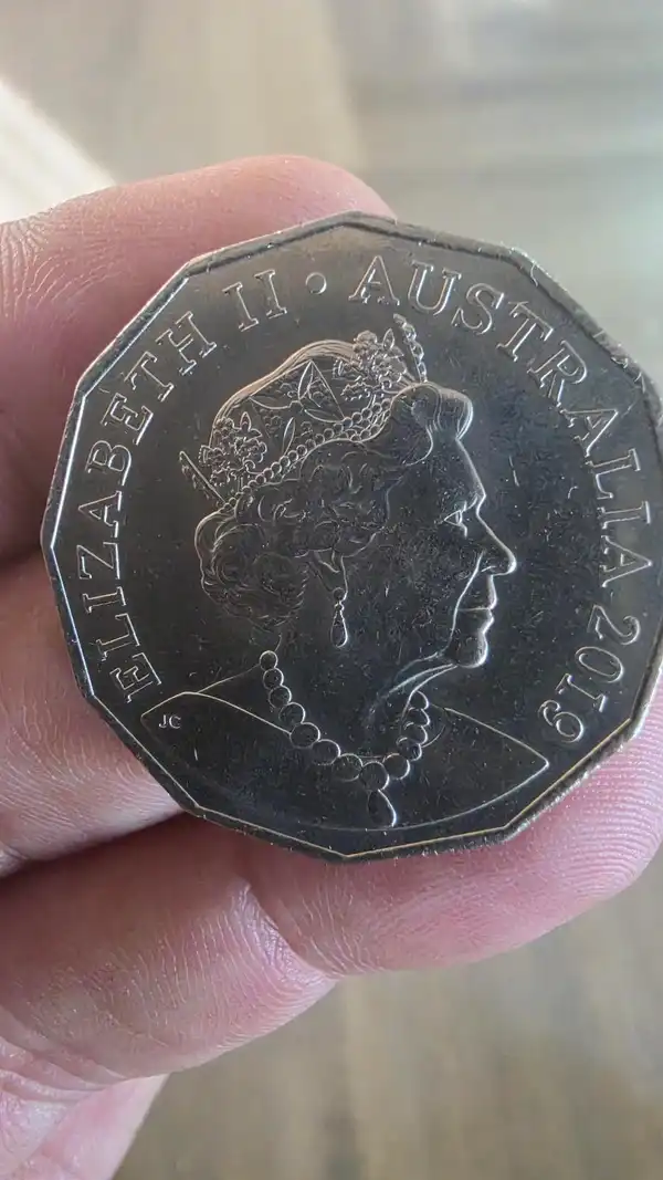 2019 JC Portrait 50 Cent — Low Mintage — 1.05 Million — Circulated
