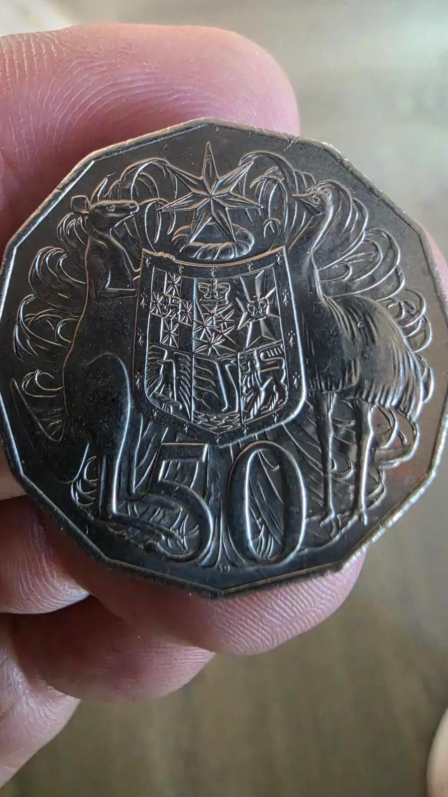 2019 JC Portrait 50 Cent — Low Mintage — 1.05 Million — Circulated – photo 2