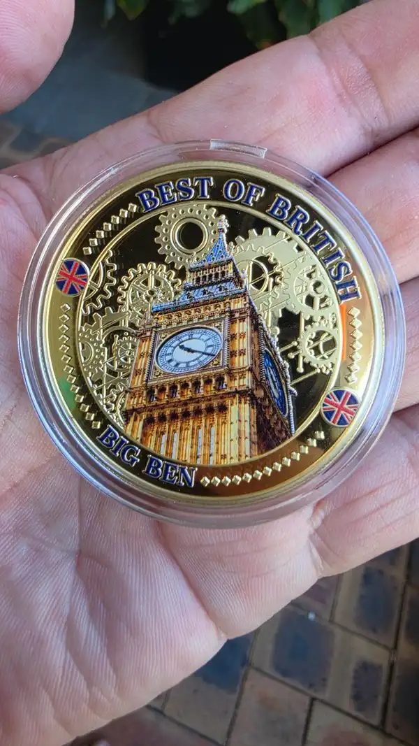 Best of British — Big Ben — 2026 Gold-Plated Commemorative Medal — New in Card