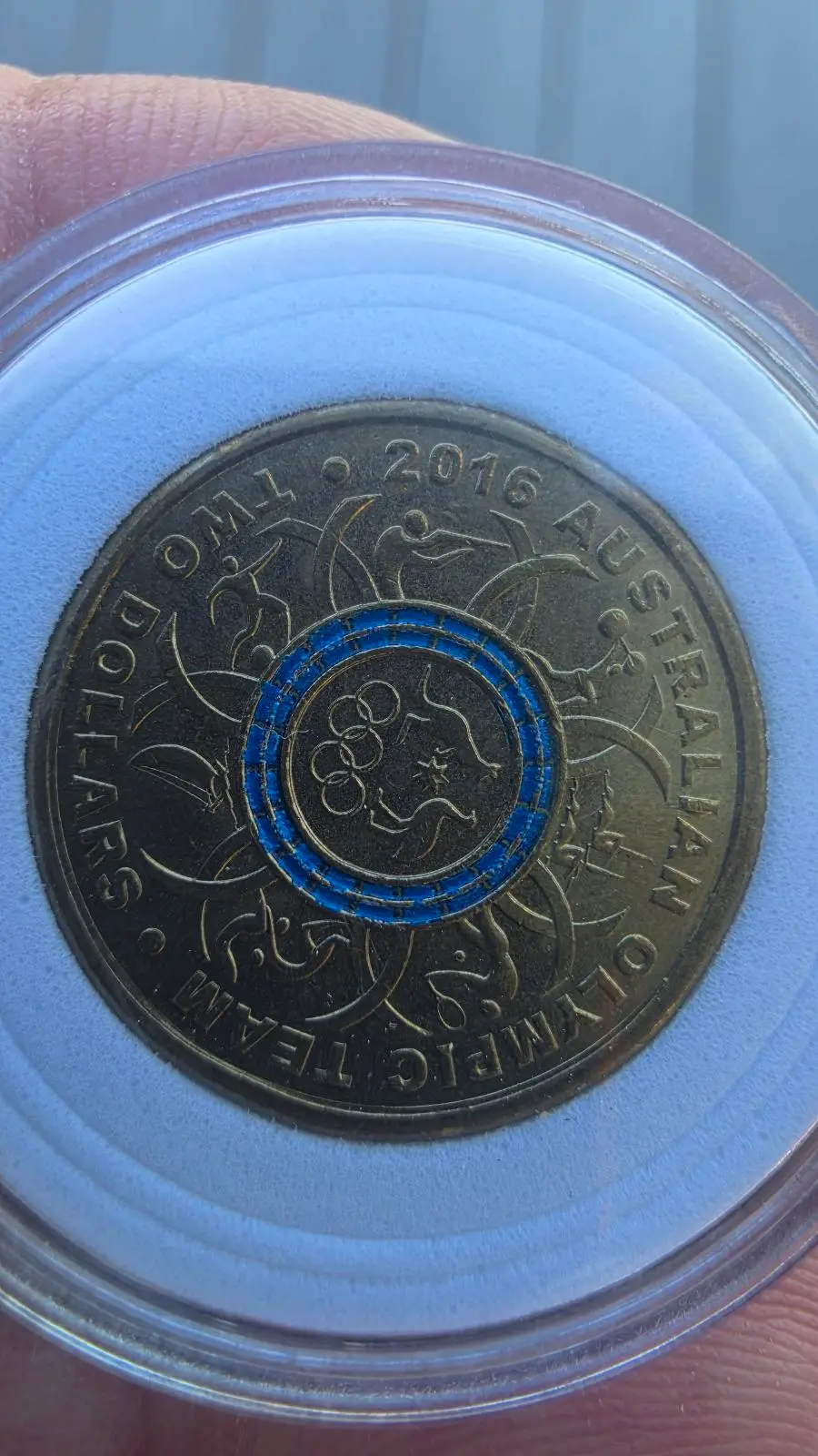 2016 Rio Olympic Games — Full Set 5 Coloured $2 — All 5 Rings — Capsuled – photo 7