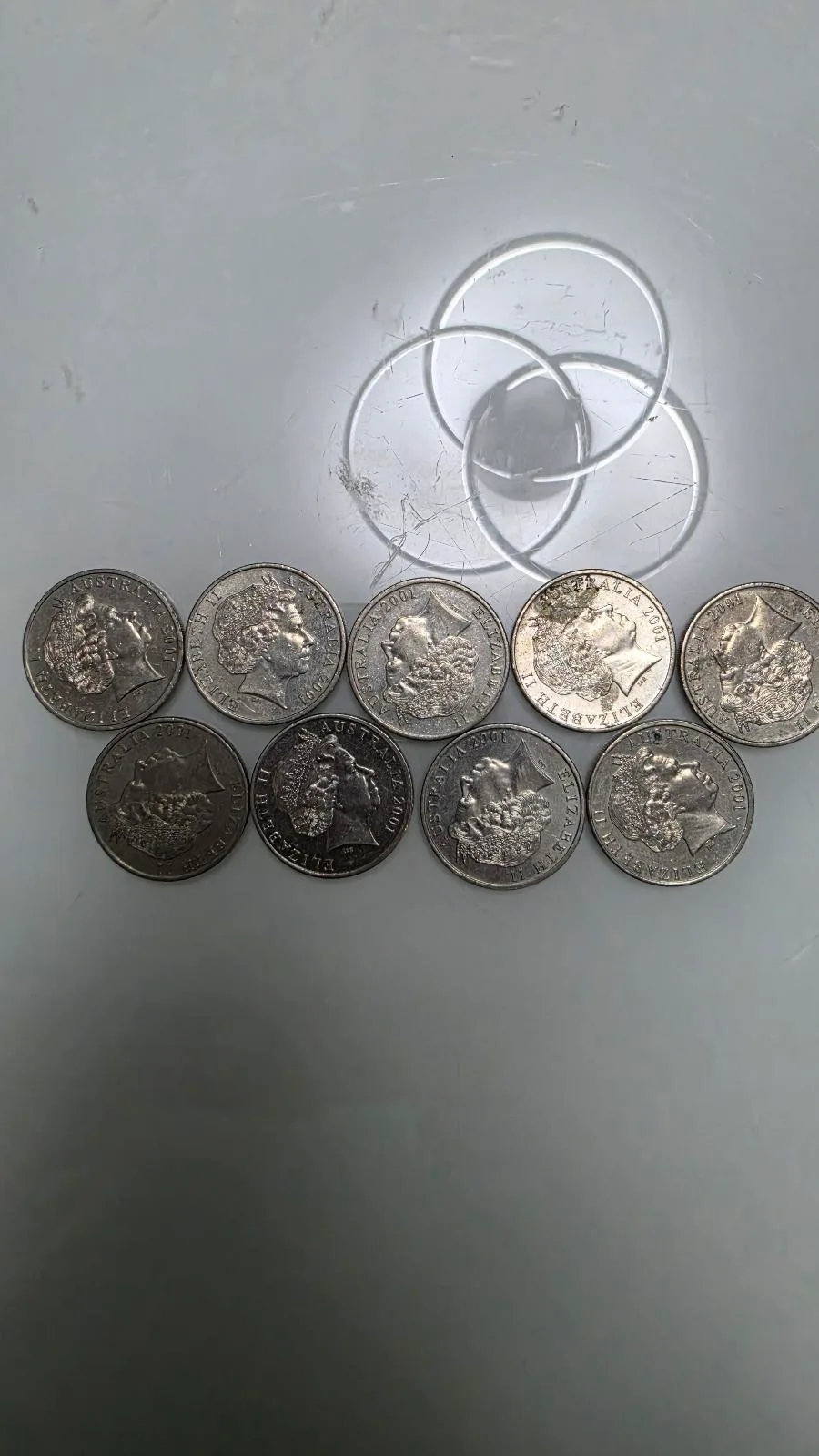 2001 Centenary of Federation 20c Coin Set — Complete Full Set of 9 Coins – photo 2