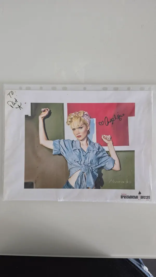 Angelique Hennessy Bad Reputation Signed 6x8 Photo — Legends Auctions COA Includ