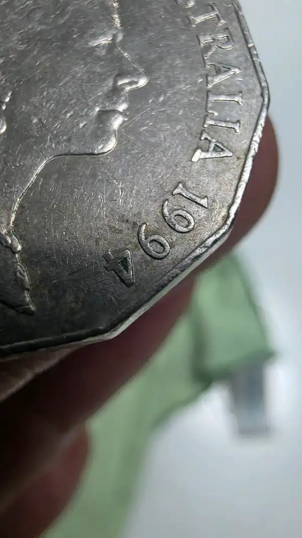 1994 Year of the Family 50 Cent Coin - Wide Date Variety - Circulated