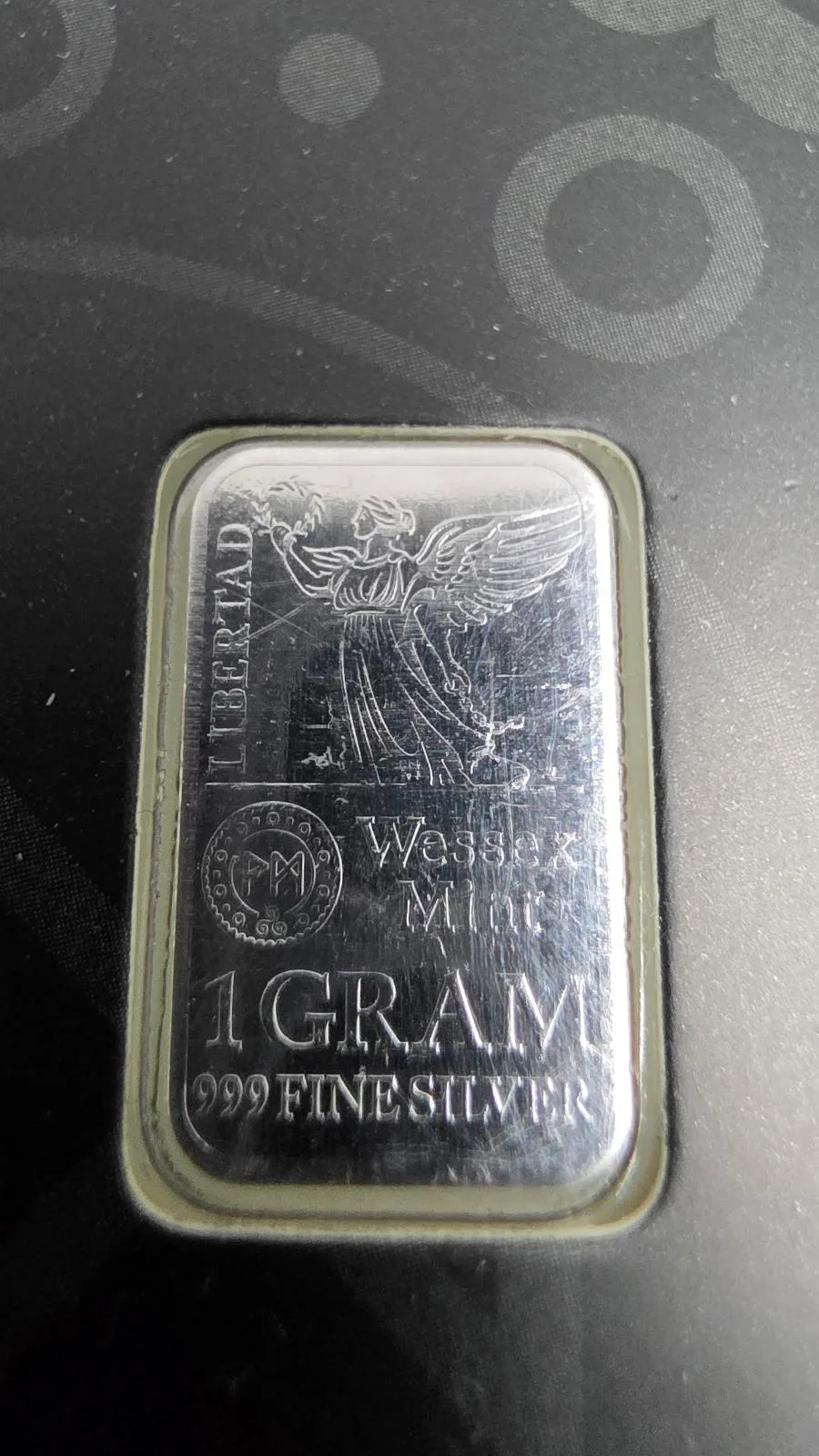 🥈 Wessex Mint — 2 x 1g 999 Fine Silver Bars • DOUBLE SIDED DESIGN — photo 4