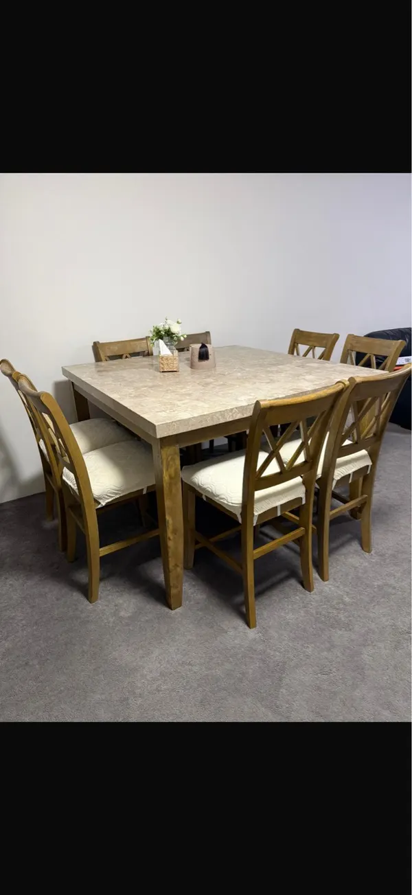 Marble dining table