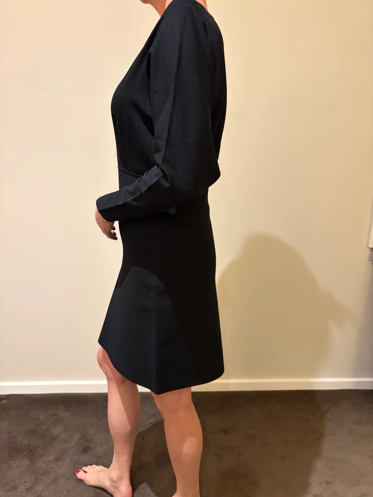 Scanlon Théodore crêpe knit dress size small — photo 2