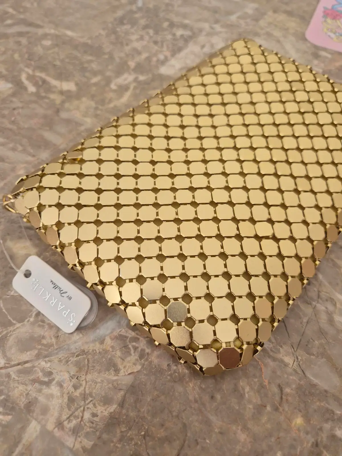 Millers Sparkly Gold Clutch / Shoulder/ Crossbody Bag – photo 6