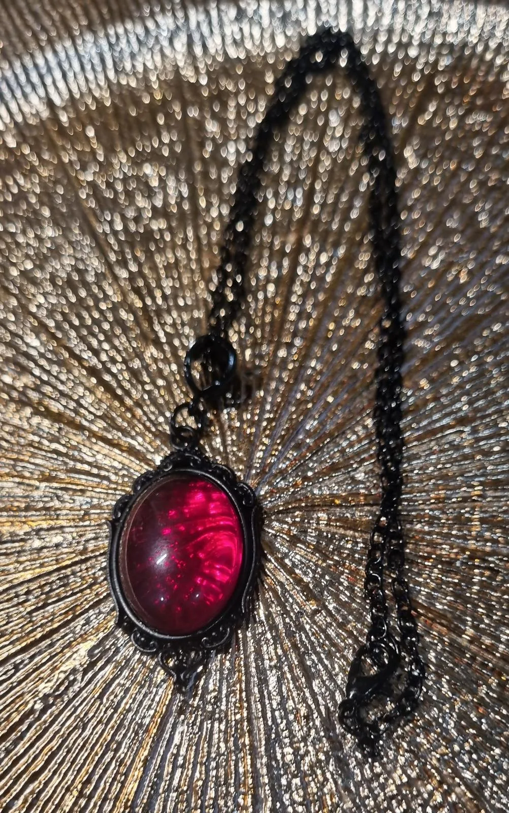 Goth style Red pendant – photo 6
