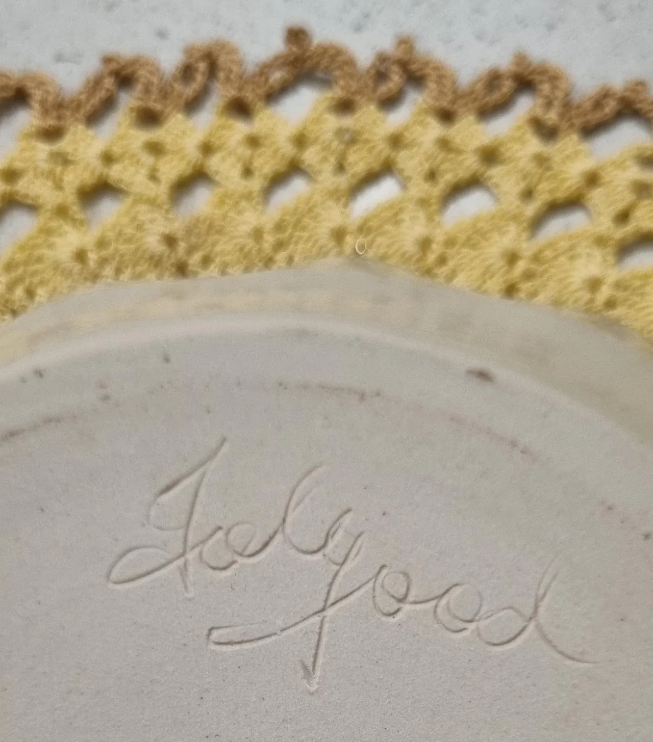 Pottery decor trinket plate . — photo 4