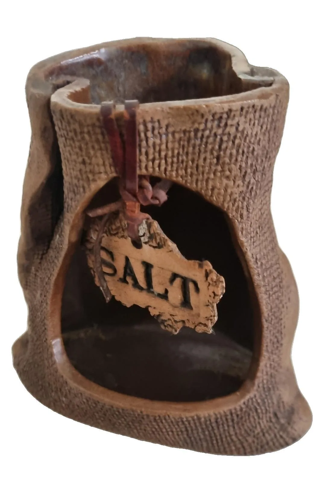 Salt  Pottery canistervholder — photo 5