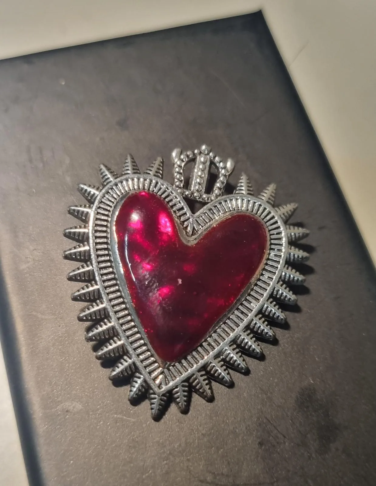 Pendant Heart Retro style — photo 5