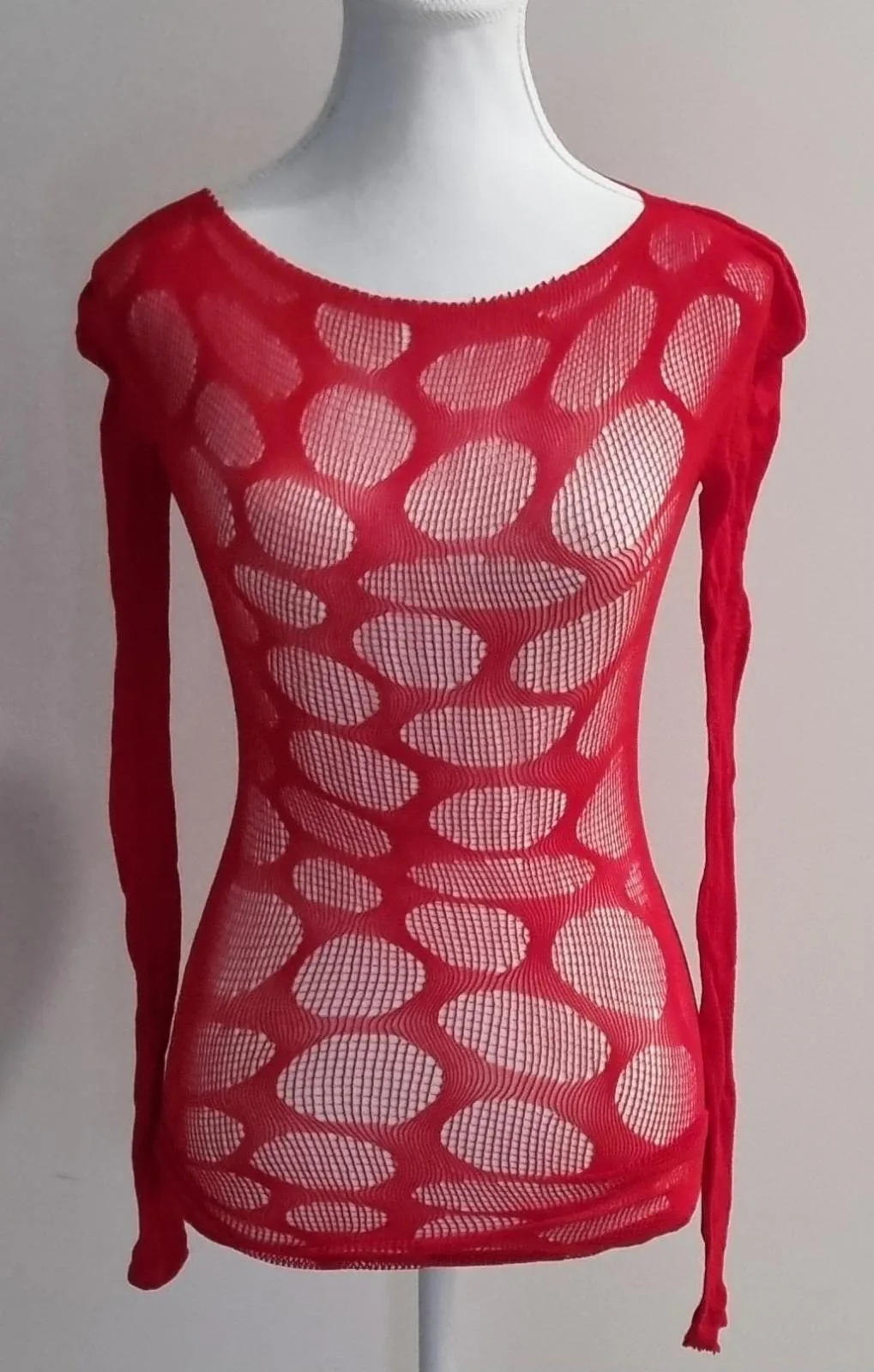 Red Mesh top or mini dress – photo 2