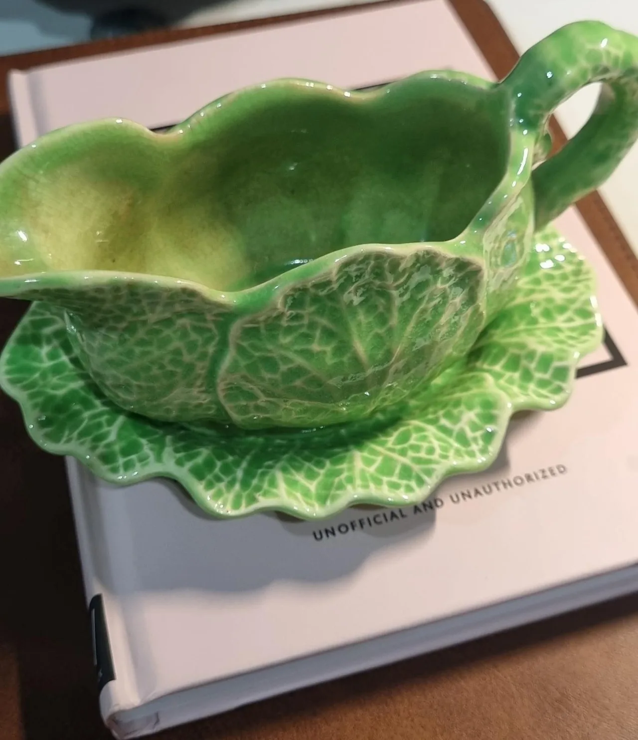 Jug and saucer Cabbage theme – photo 5