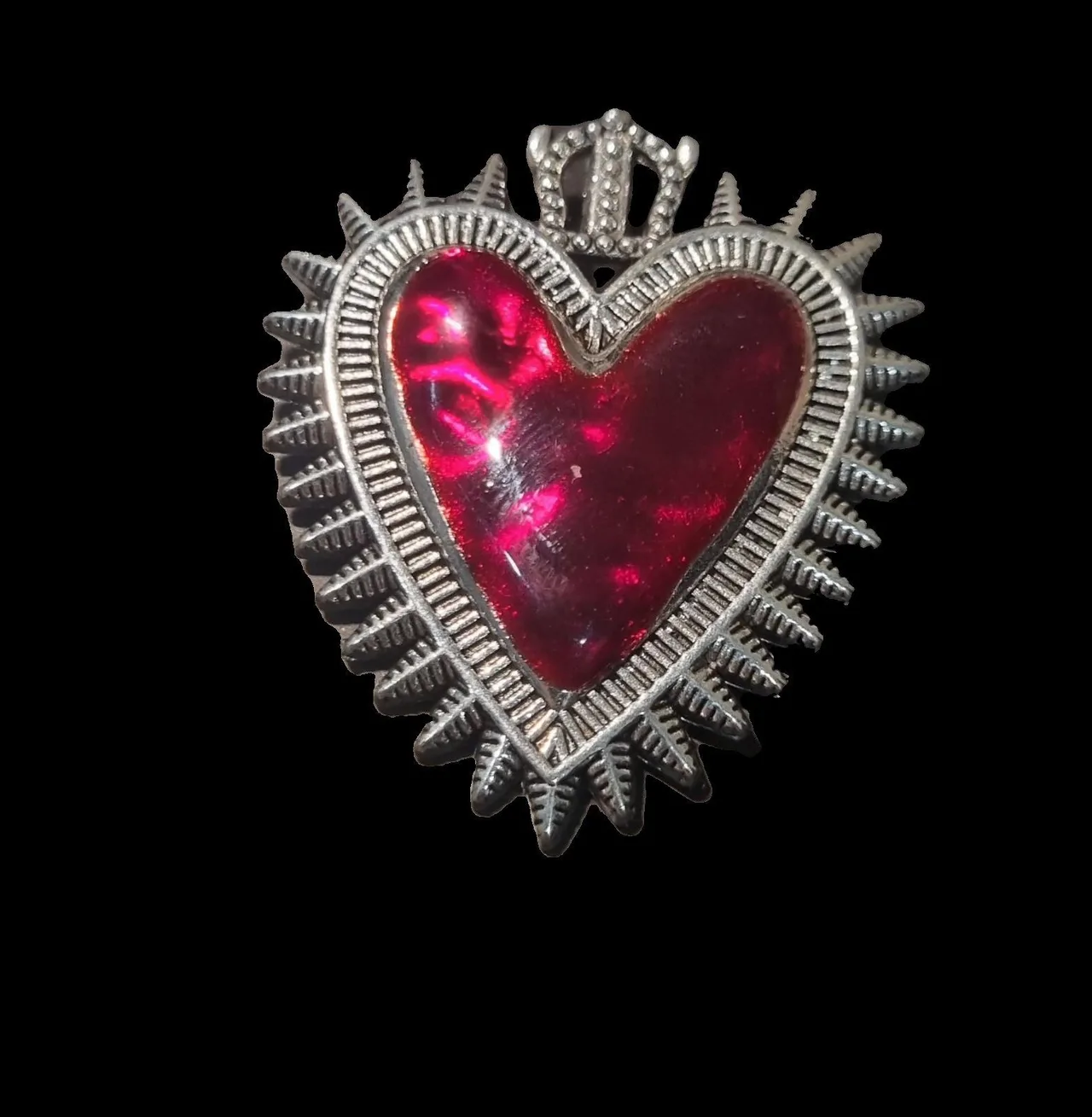 Pendant Heart Retro style — photo 2