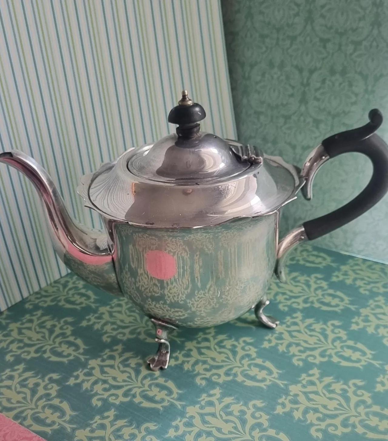 Silver plated teapot – photo 4