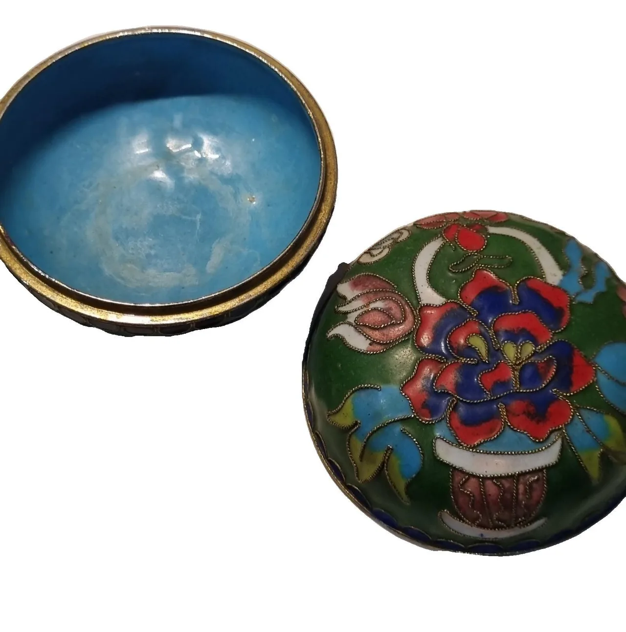 Chinese Cloisonne trinket box — photo 5