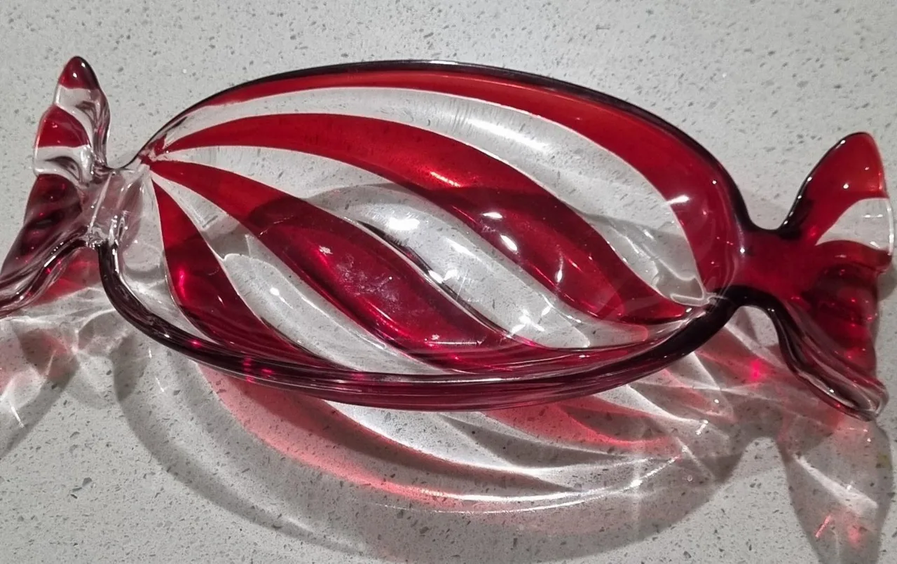 Glass home decor plate — photo 5