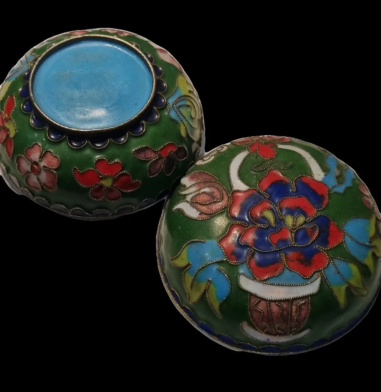 Chinese Cloisonne trinket box — photo 2