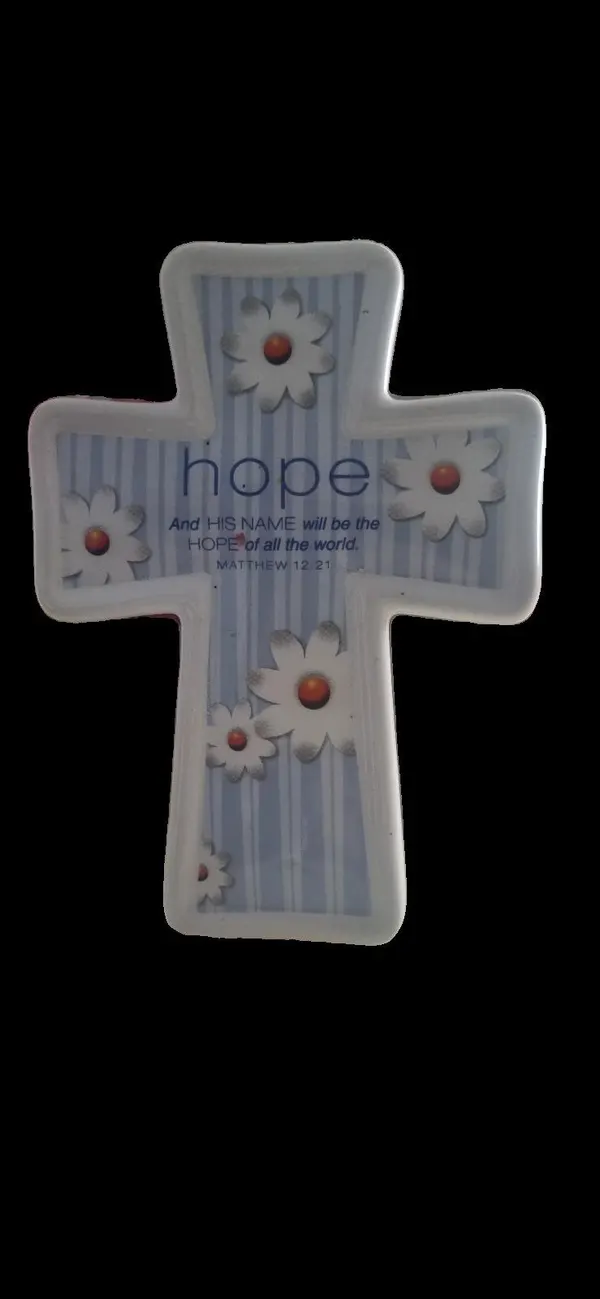 Ornament Cross with message