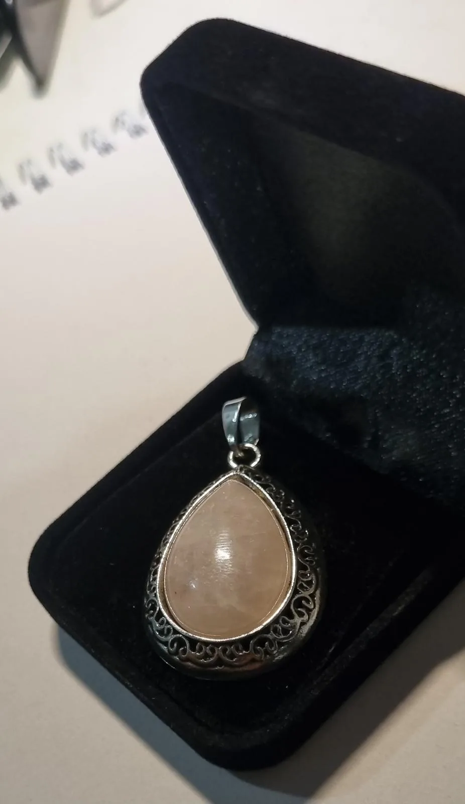 Pendant Natural Rose Stone — photo 6