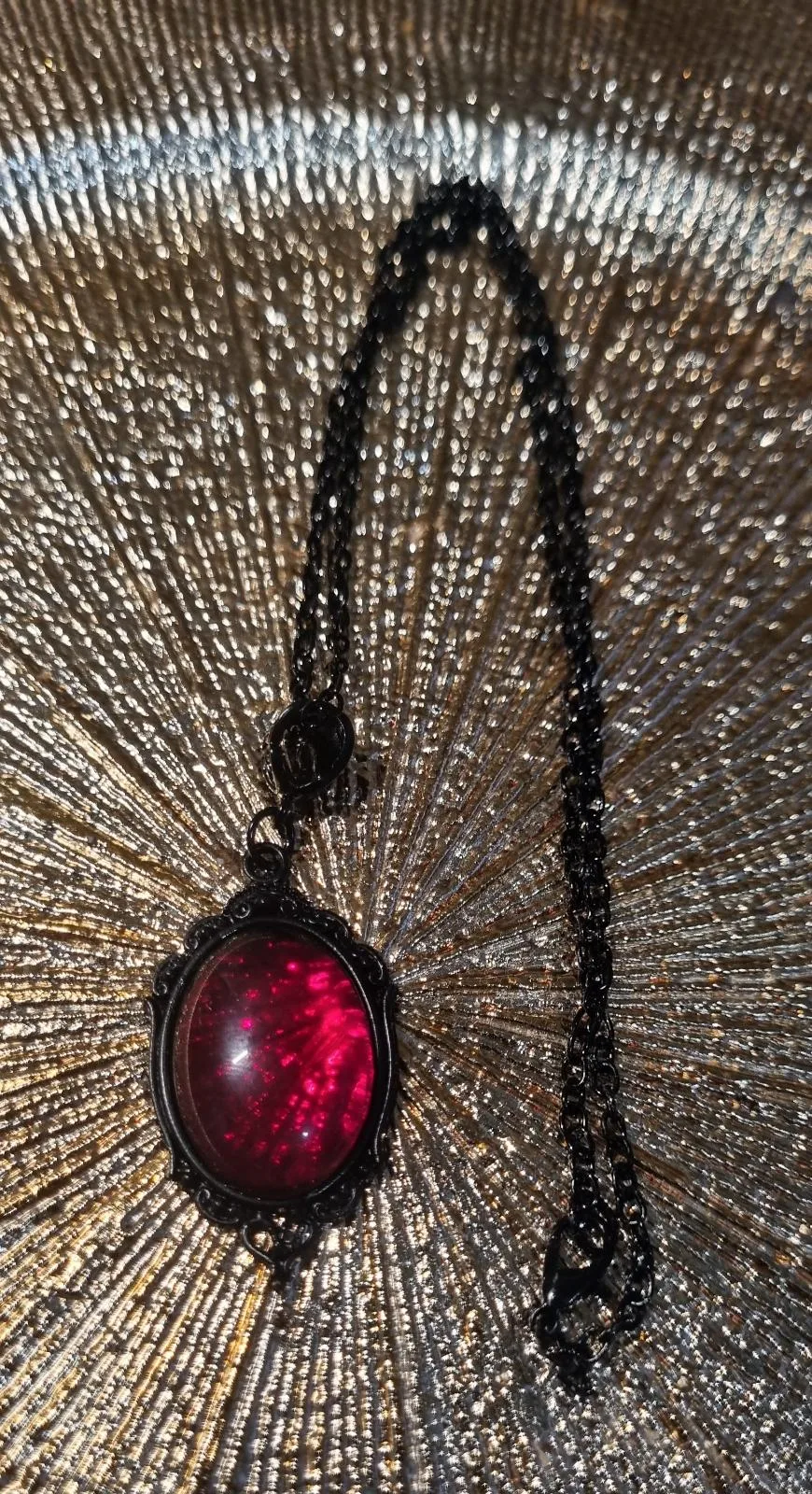 Goth style Red pendant – photo 3