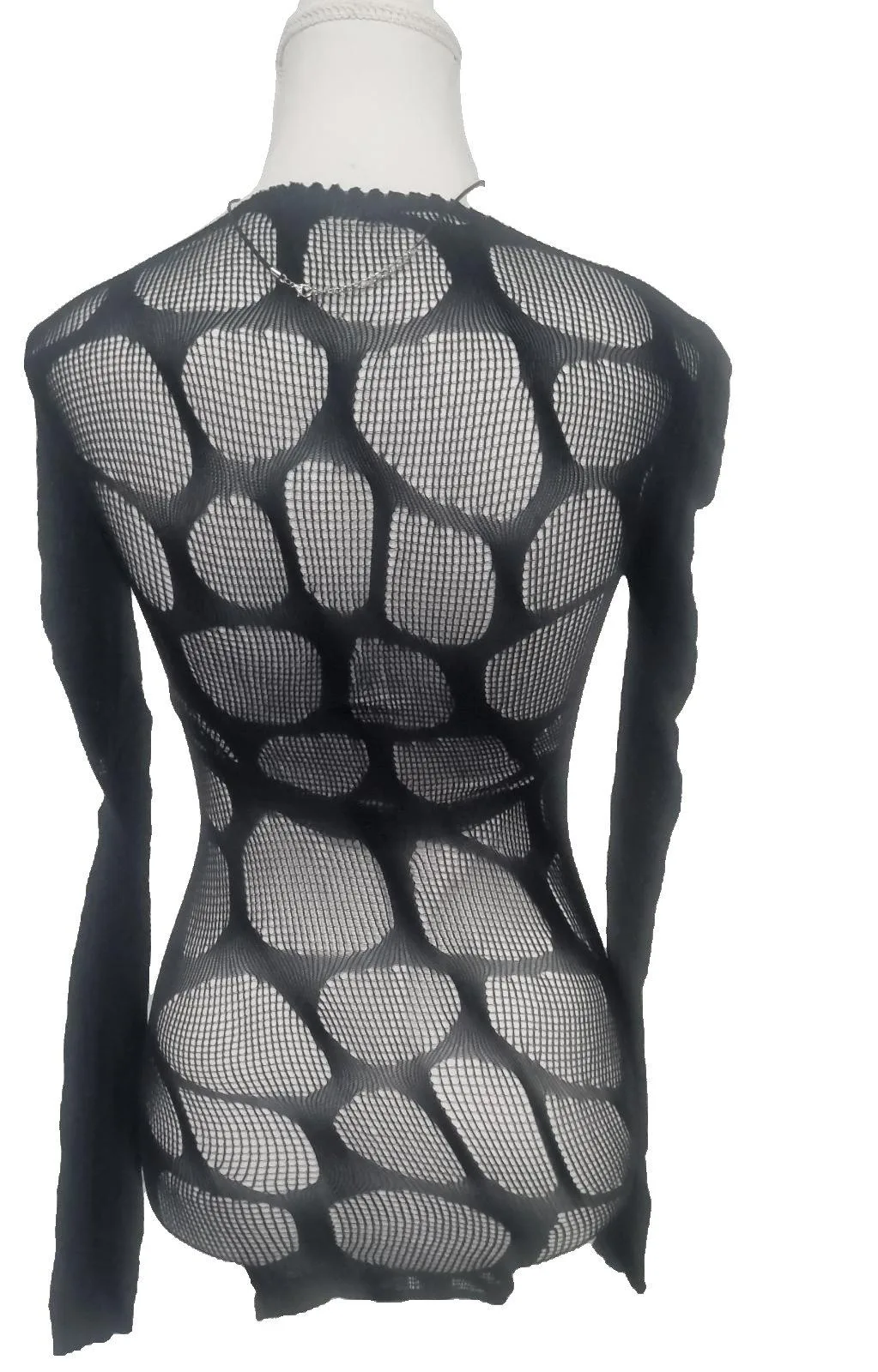 Black Net body Top / Mini dress — photo 4