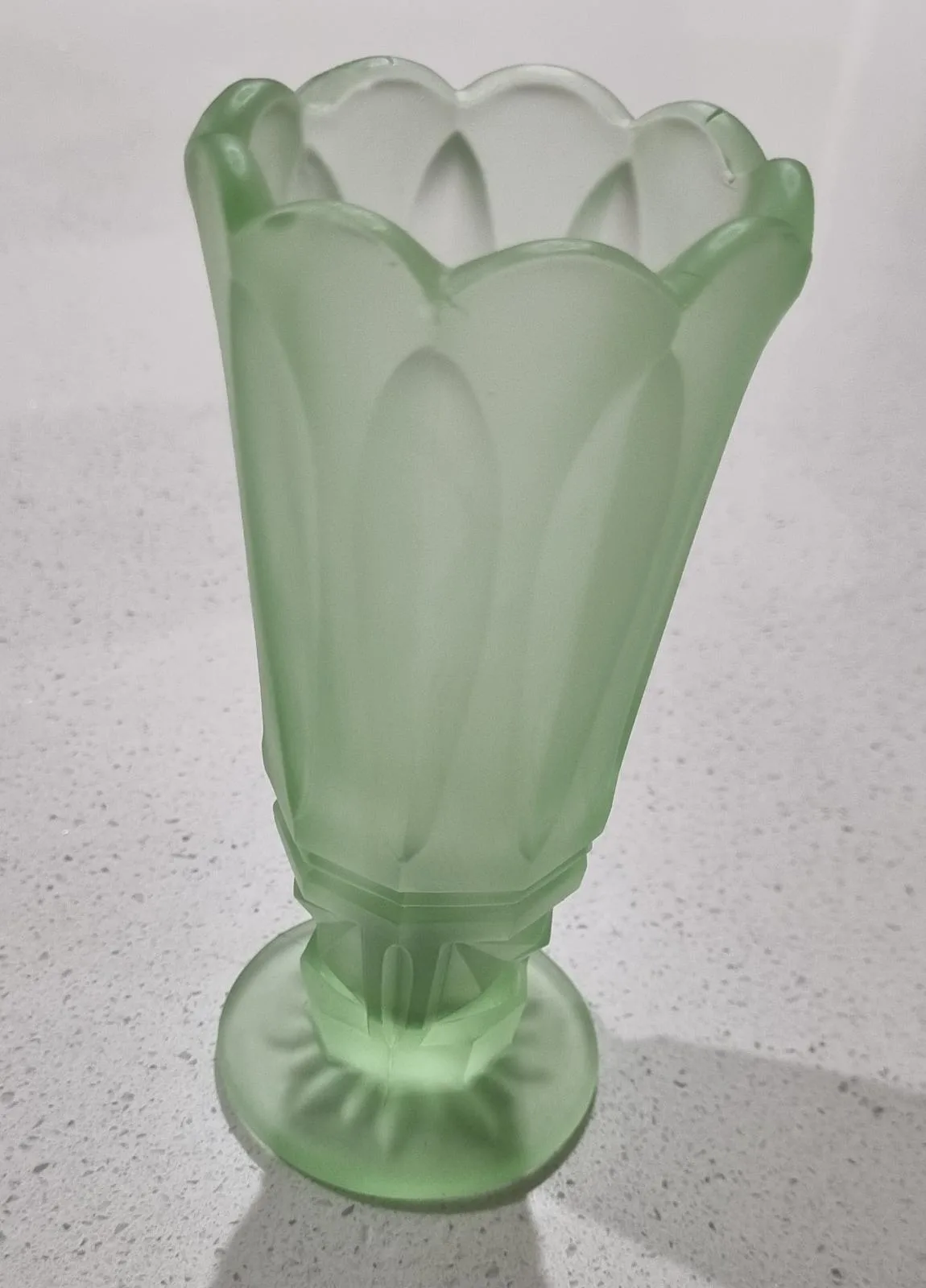 Vase Depression Glass — photo 2