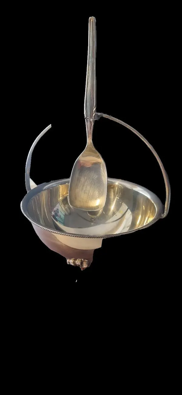 Silver plated ,stamped sugar bowl