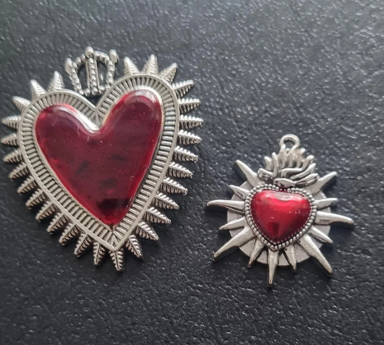 Retro Red heart Pendants – photo 6