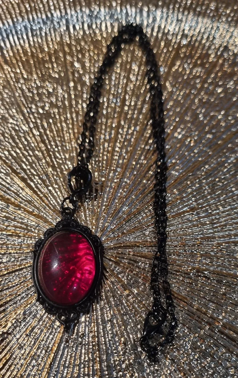 Goth style Red pendant – photo 5