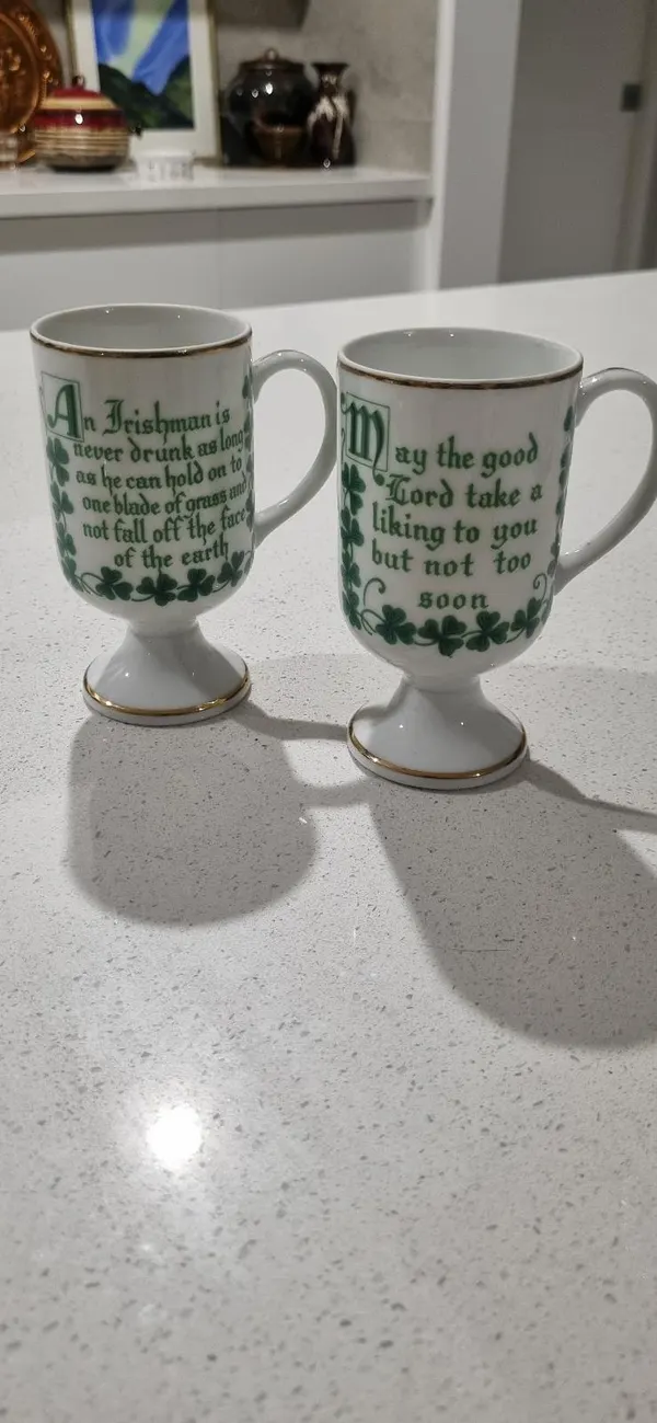 Mug set Irish themed