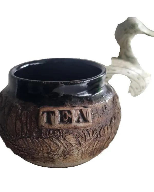 Pottery Tea Vase  holder