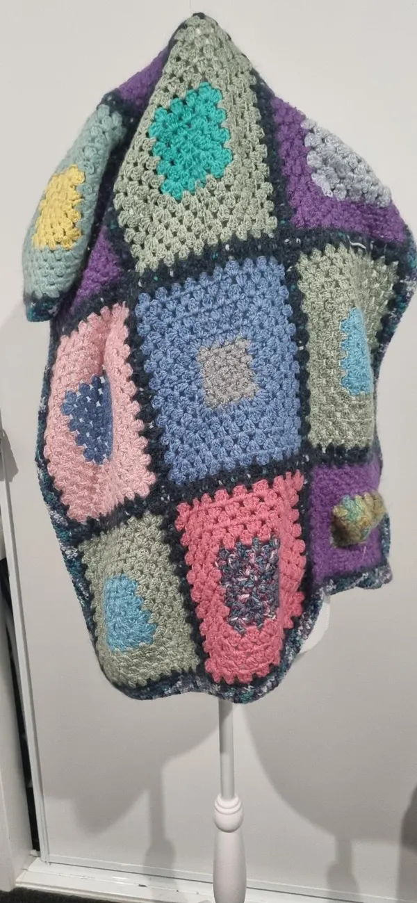 Hand made Small lap blanket