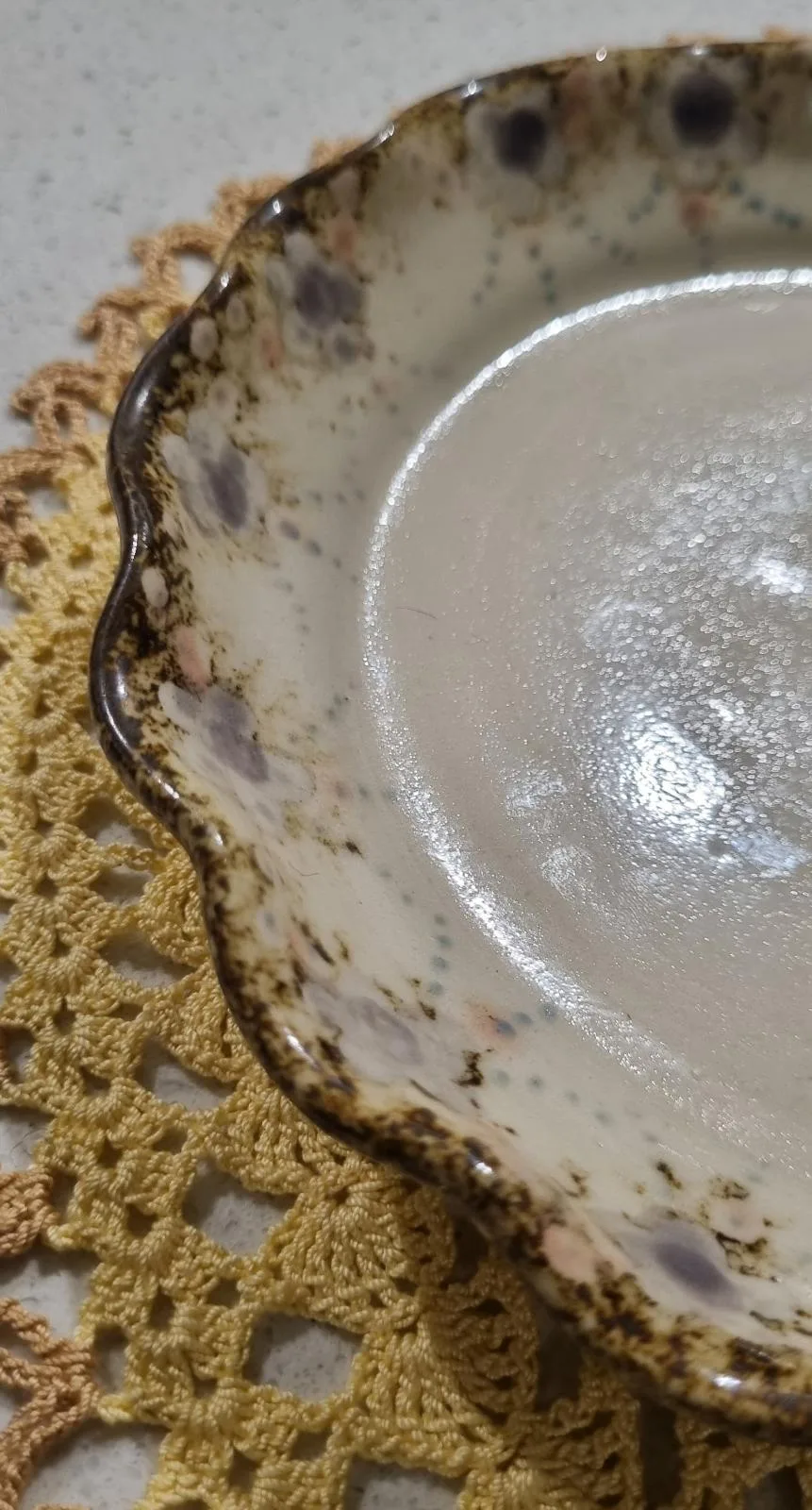 Pottery decor trinket plate . — photo 3