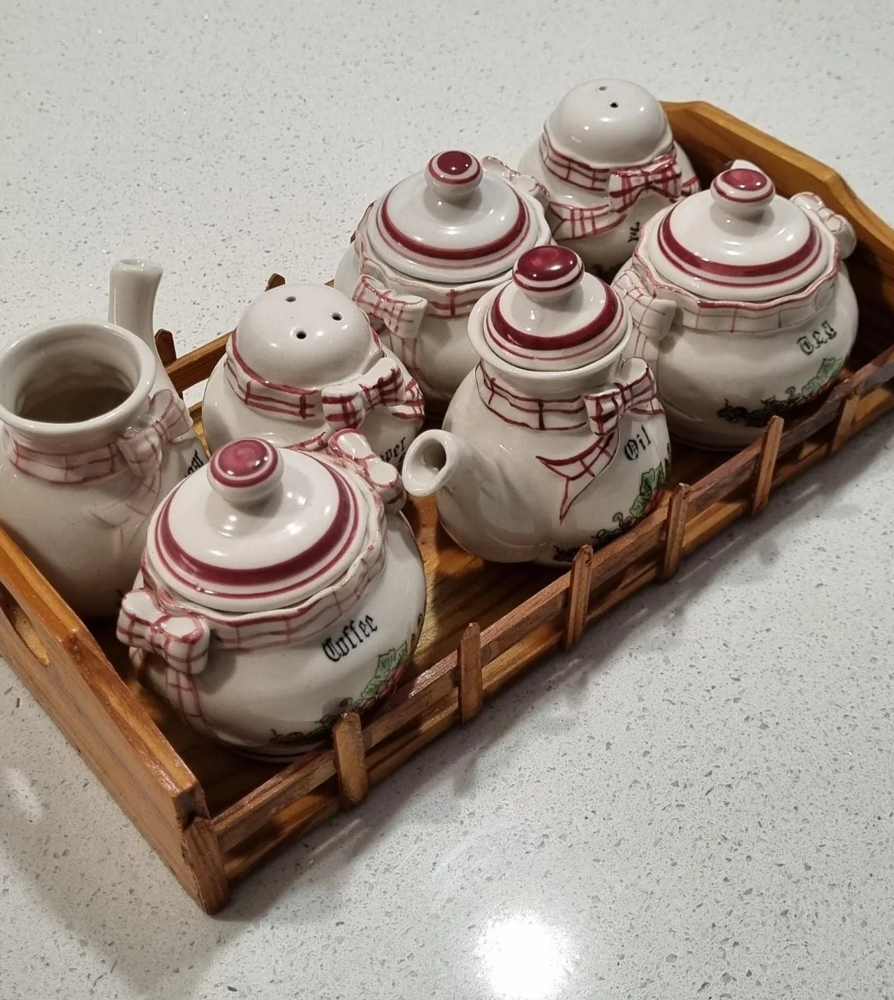 Vintage condiments set — photo 6