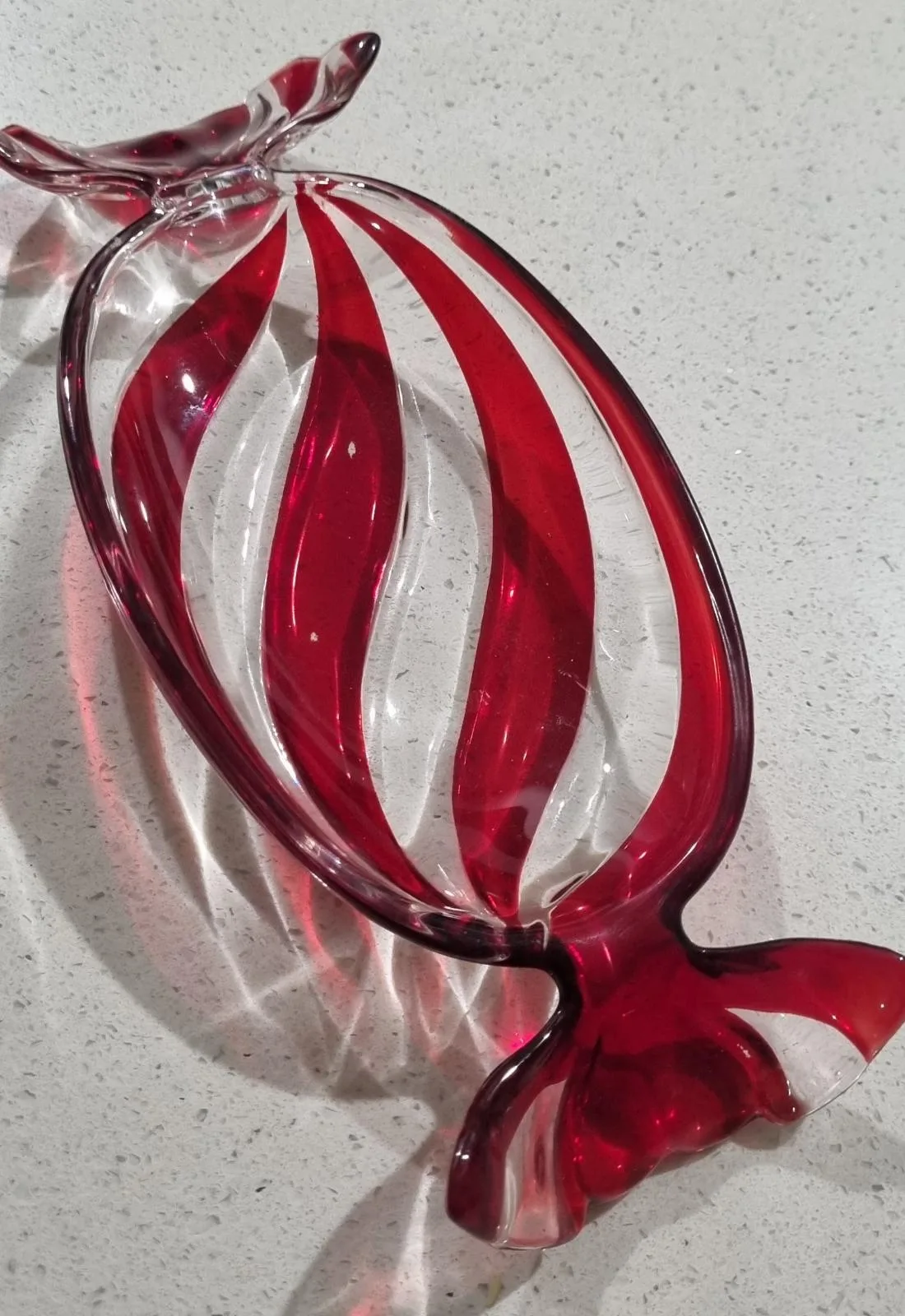 Glass home decor plate — photo 3