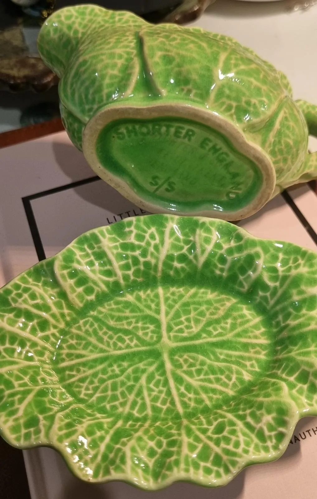 Jug and saucer Cabbage theme – photo 4