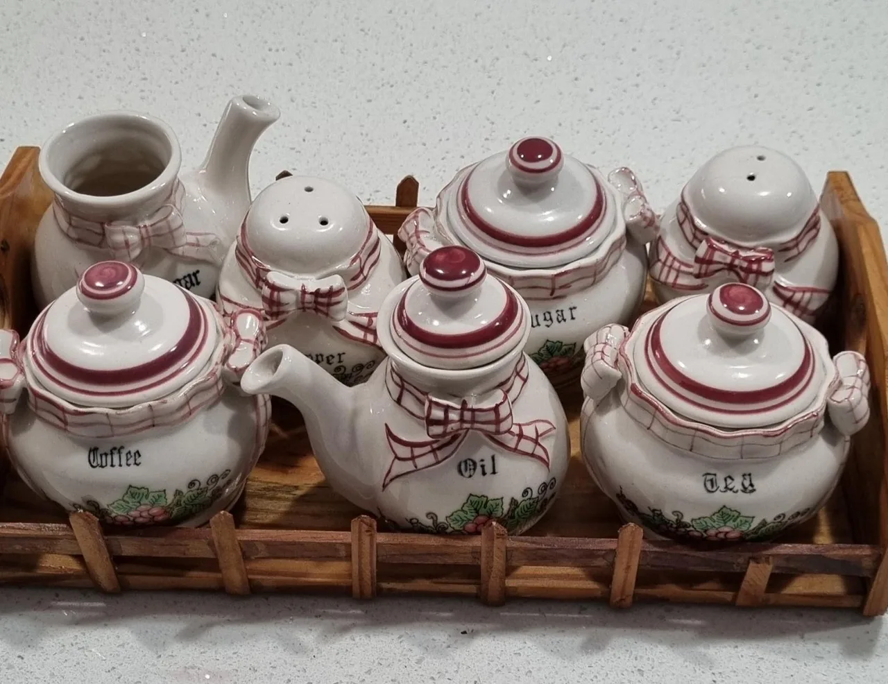 Vintage condiments set — photo 5