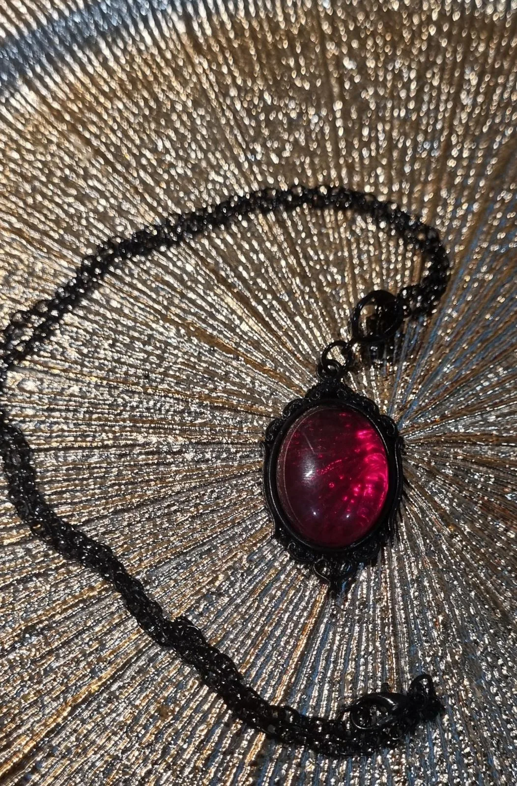 Goth style Red pendant – photo 8