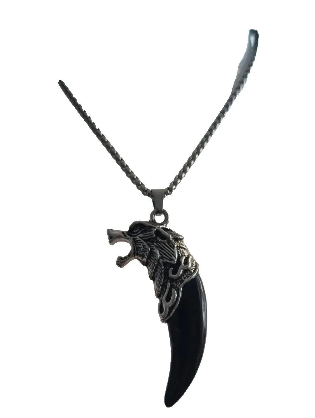 Pendant wolf head with tooth — photo 4