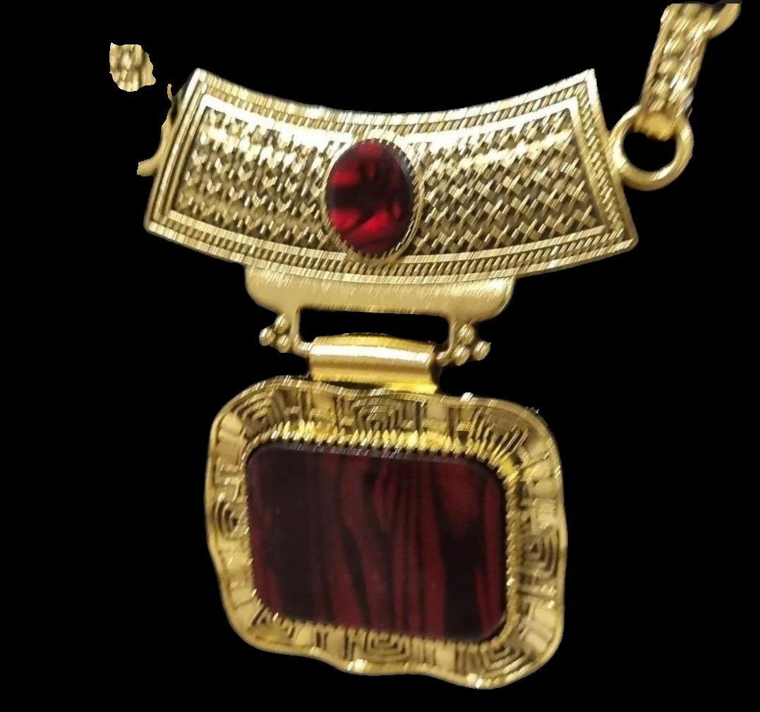Fashion Red & Gold necklace — photo 2