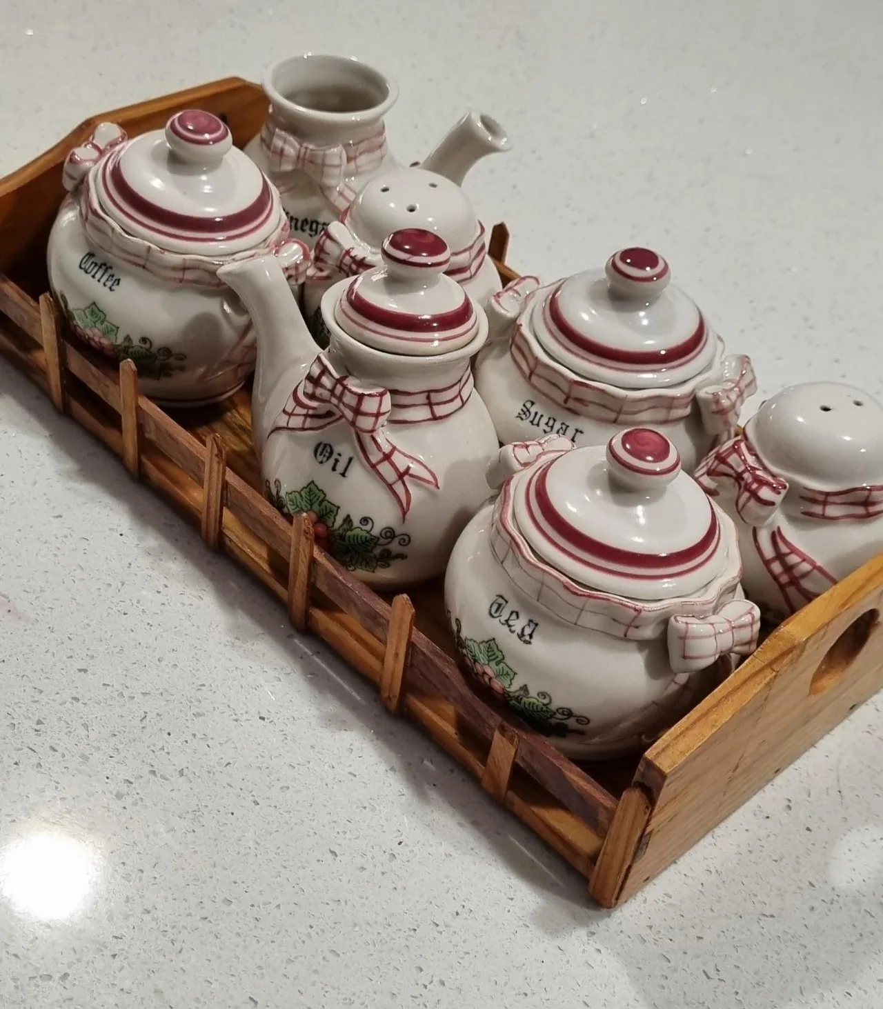 Vintage condiments set — photo 3