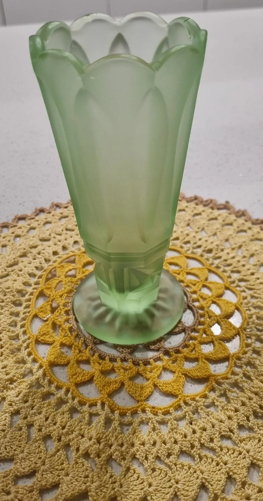 Vase Depression Glass — photo 4